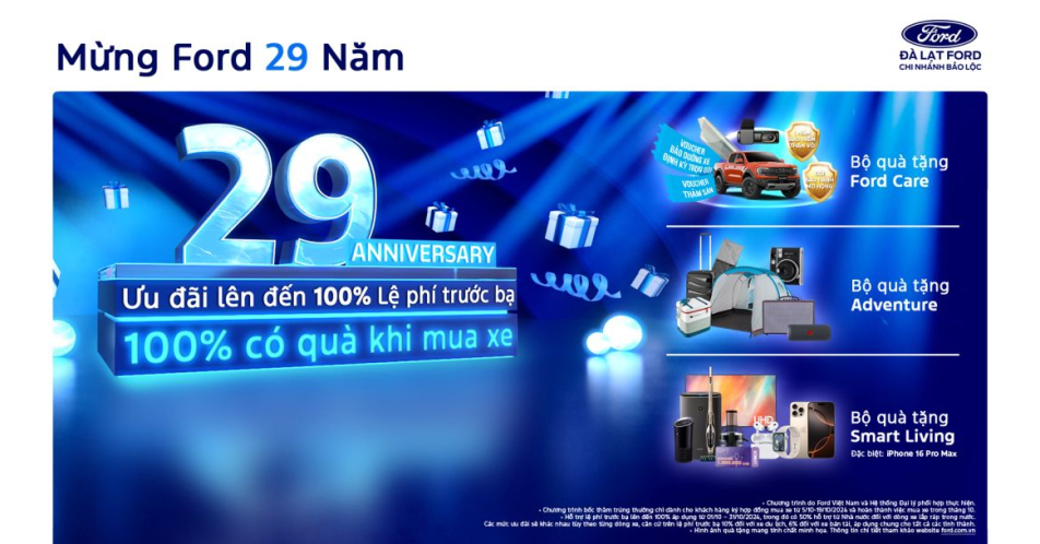 MỪNG FORD 29 NĂM TẠI VIỆT NAM