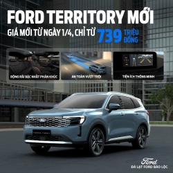 Ford Territory 2026 giảm giá mạnh từ 739 triệu – Cơ hội vàng sở hữu SUV thông minh