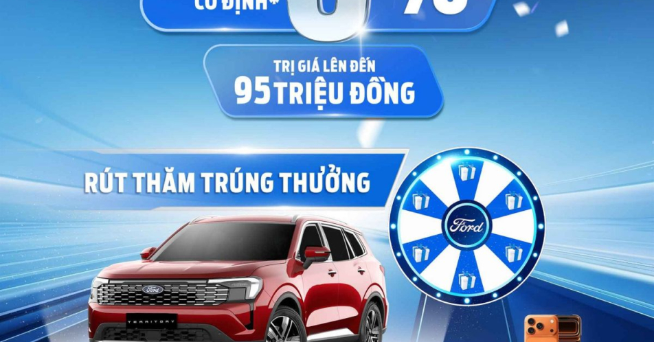 CƠ HỘI VÀNG SỞ HỮU XE FORD THÁNG 5/2026 – ƯU ĐÃI LÃI SUẤT 0% & CƠ HỘI TRÚNG FORD TERRITORY X