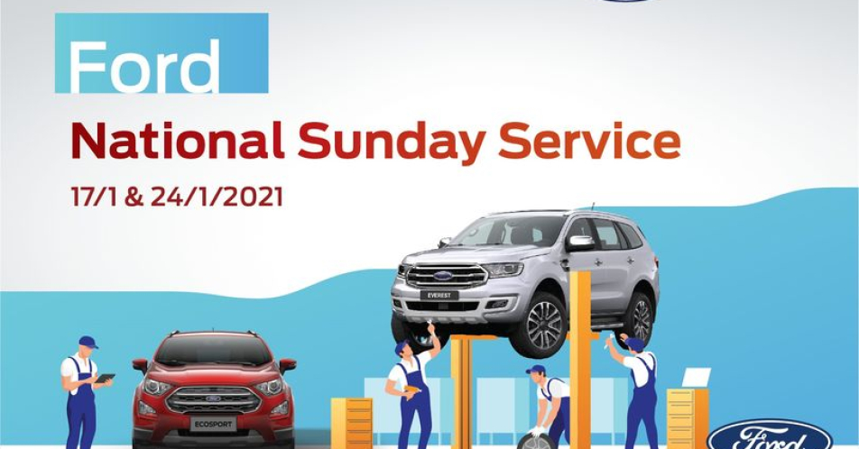 SUNDAY SERVICE - DỊCH VỤ NGÀY CHỦ NHẬT 07/02/2020 TẠI ĐÀ LẠT FORD