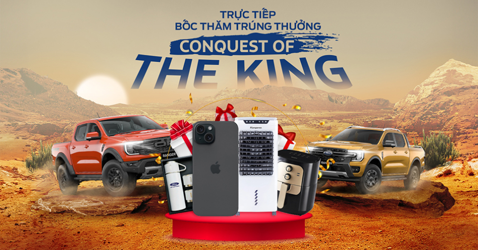 Đà Lạt Ford chúc mừng các khách hàng đã trúng thưởng chương trình Lái Thử Xe Ford - Conquest Of The King
