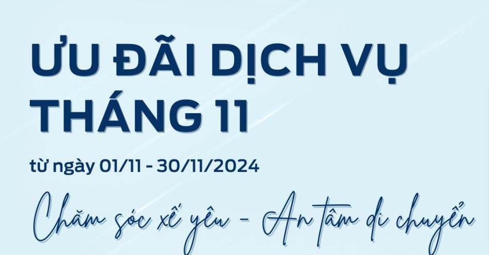 Ưu đãi dịch vụ tháng 11 