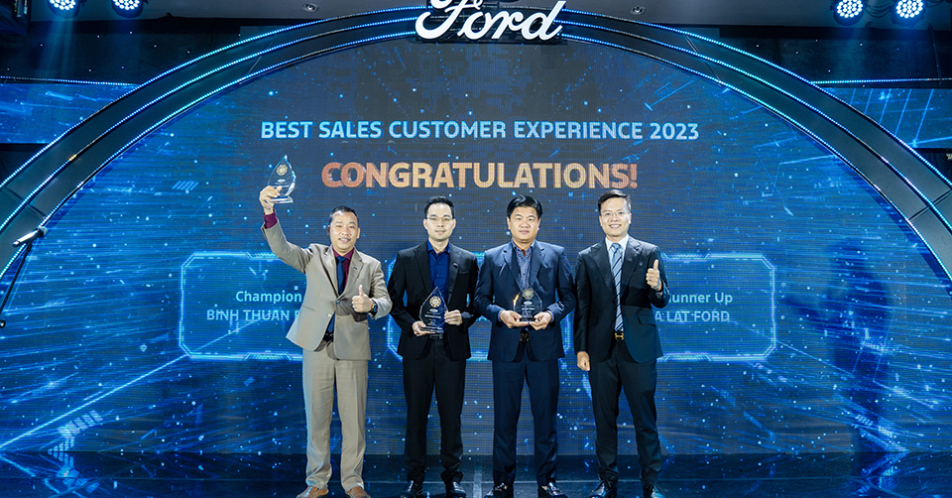Đà Lạt Ford nhận Giải Thưởng Á Quân 2: Đại lý xuất sắc về Trải nghiệm Khách hàng - Bán hàng