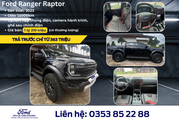 FORD RANGER RAPTOR 2023