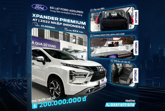 Mitsubishi Xpander Premium 2022 nhập Indo