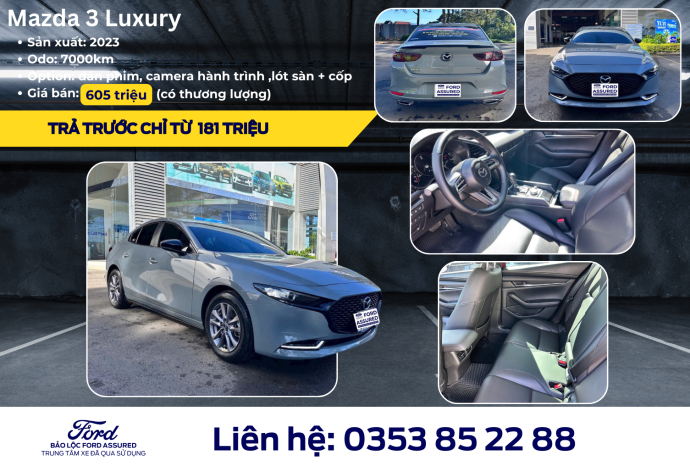 MAZDA 3 LUXURY 2023