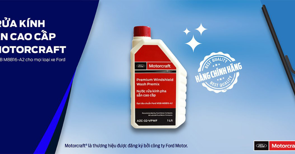 Nước rửa kính Pha sẵn cao cấp Ford MotorCraft