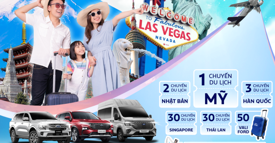 VẠN DẶM KHỞI SẮC CÙNG FORD