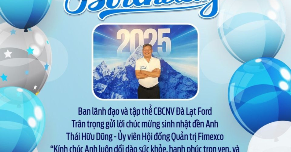 ✨ CHÚC MỪNG SINH NHẬT ANH THÁI HỮU DŨNG