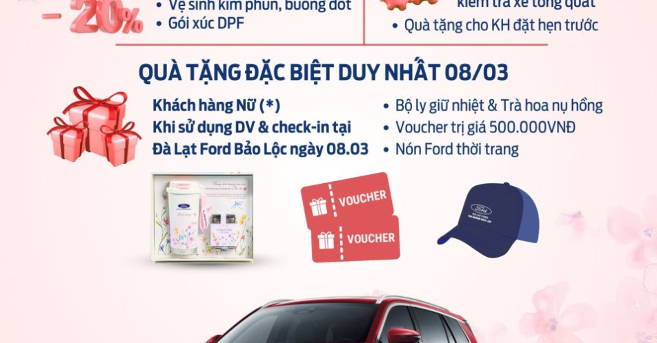 ƯU ĐÃI DỊCH VỤ THÁNG 3