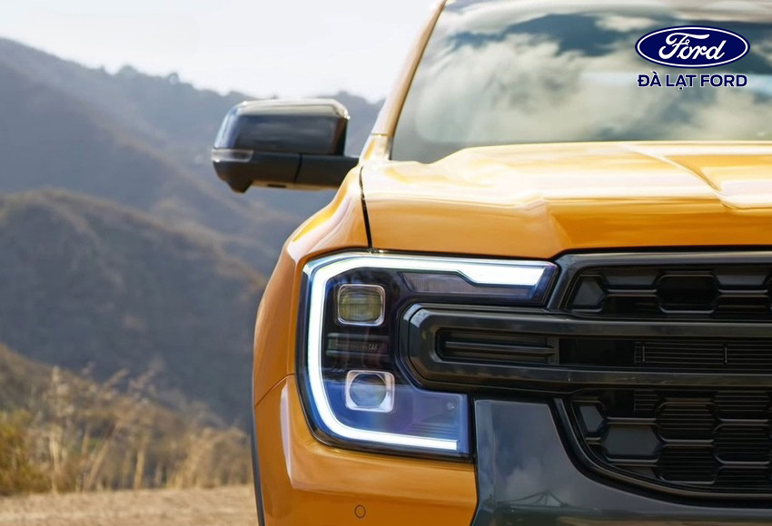 Ford Ranger Wildtrak được trang bị hệ thống chiếu sáng LED Matrix hiện đại