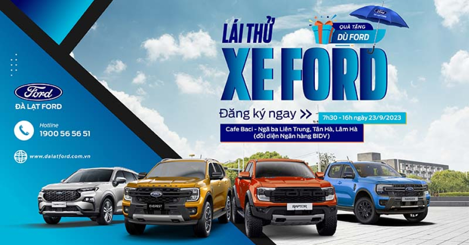 Chạm Vô Lăng, Cảm Nhận Đam Mê cùng Đà Lạt Ford tại Cafe Baci - Lâm Hà!